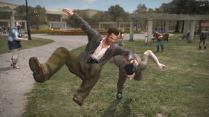 Dead Rising - Frank practices his Flying Elbow